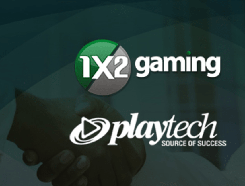 1x2 gaming und playtech logo